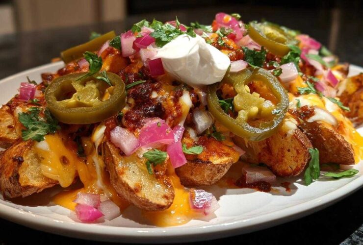 Nacho-Style Loaded Potato Wedges