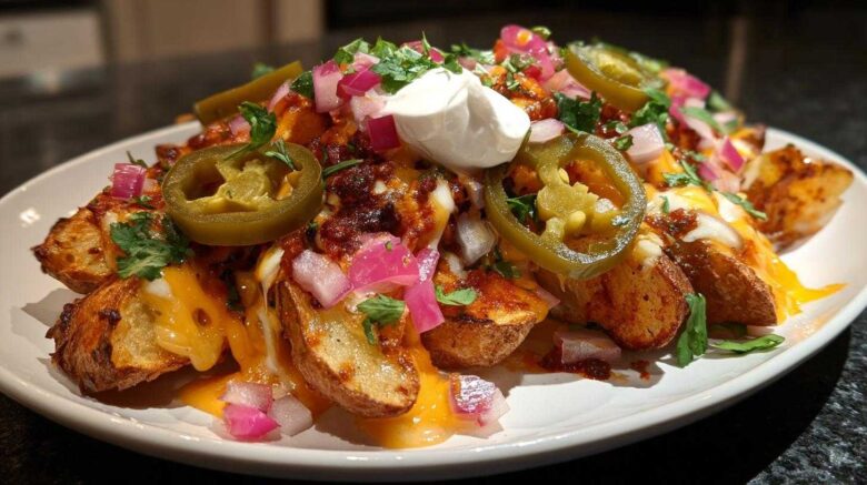 Nacho-Style Loaded Potato Wedges