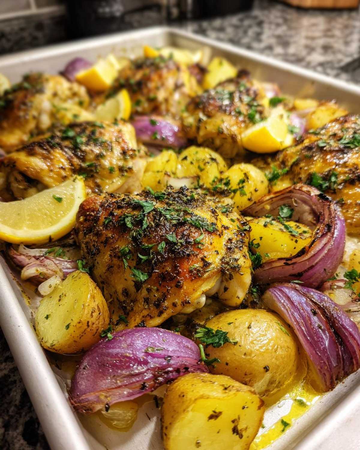 One-Pan Greek Lemon Chicken - detail 3