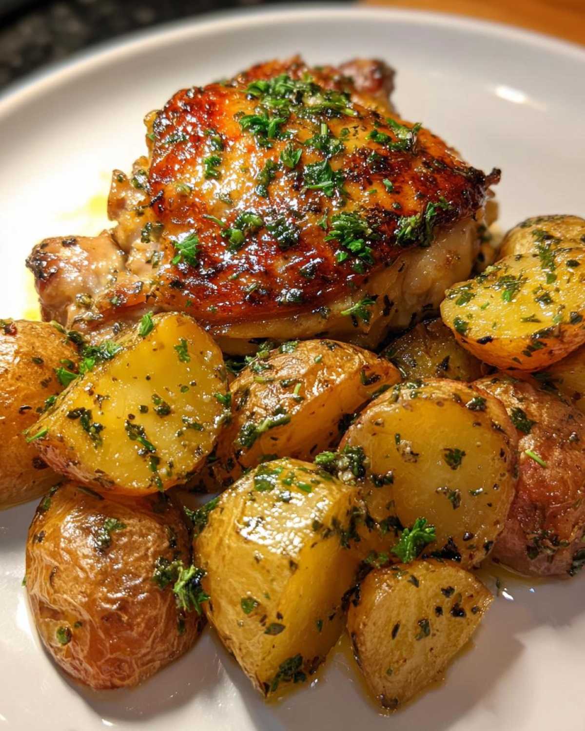 One-Pan Lemon Herb Chicken and Potatoes - detail 1