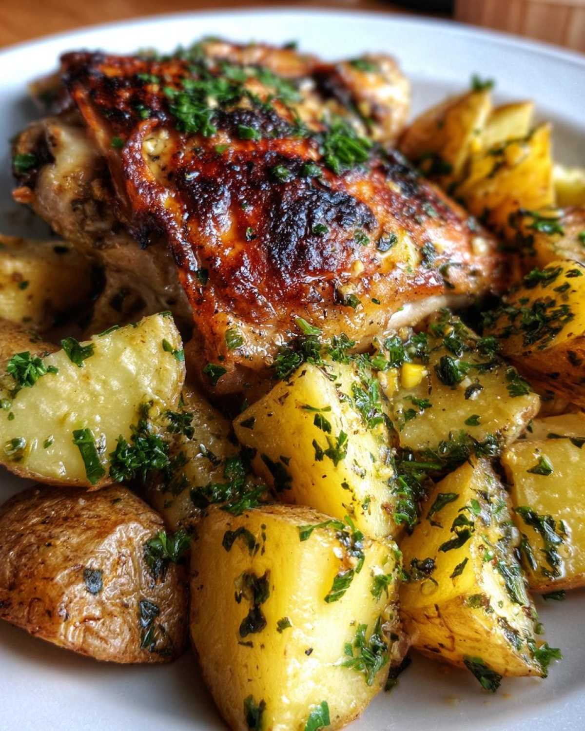 One-Pan Lemon Herb Chicken and Potatoes - detail 2