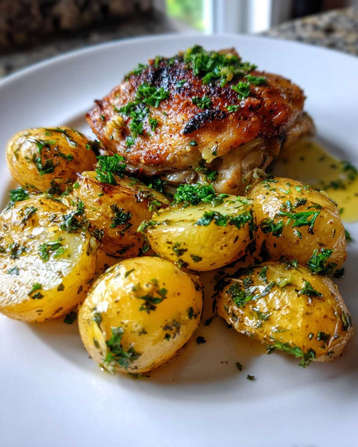 One-Pan Lemon Herb Chicken and Potatoes - detail 3
