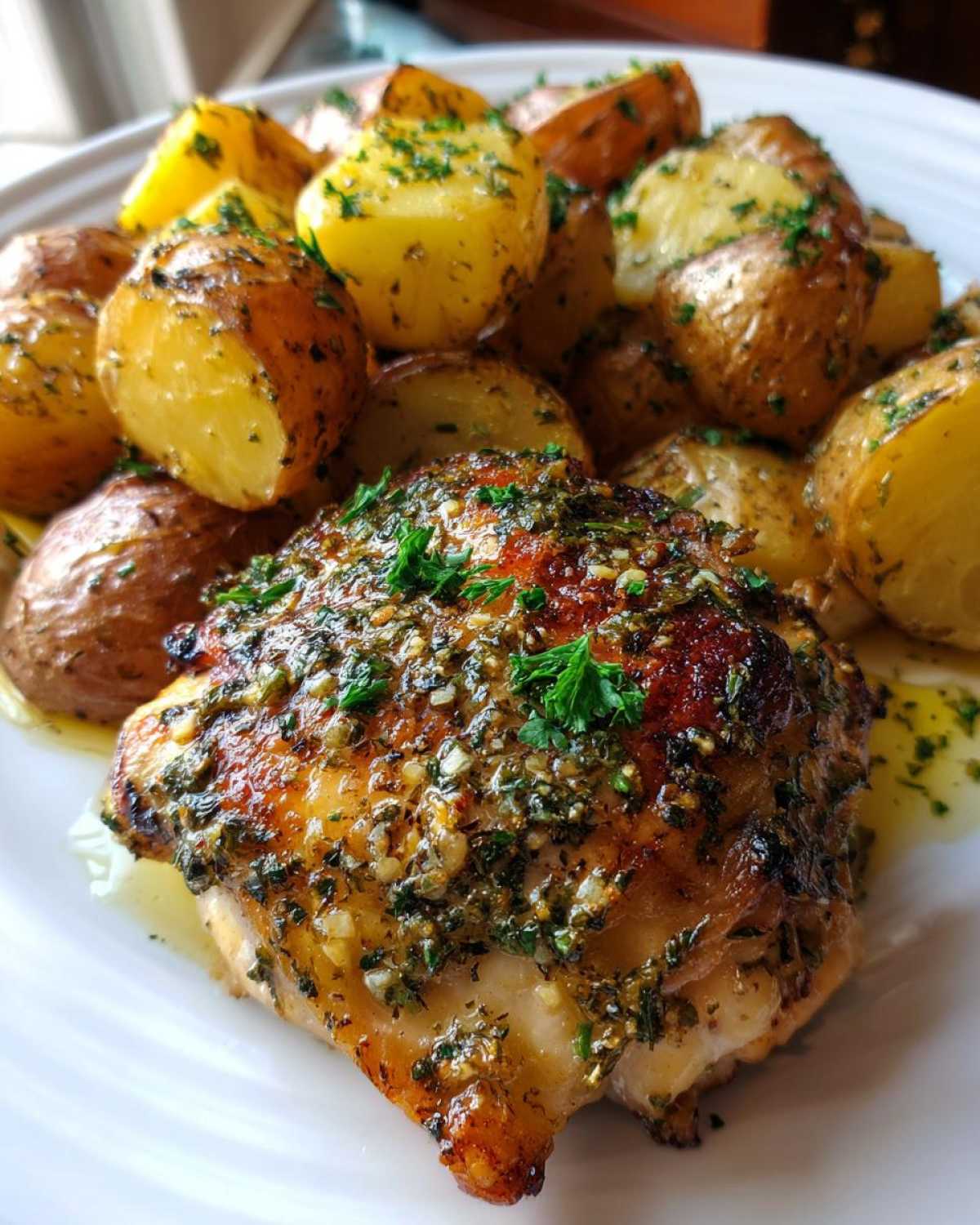 One-Pan Lemon Herb Chicken and Potatoes - detail 4