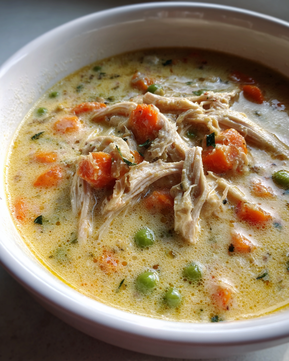 One-Pot Chicken Pot Pie Soup - detail 3