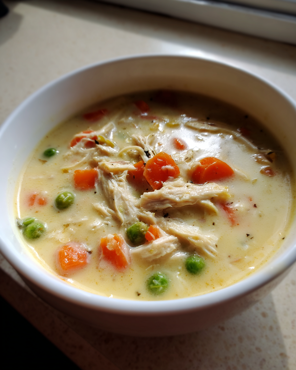 One-Pot Chicken Pot Pie Soup - detail 2