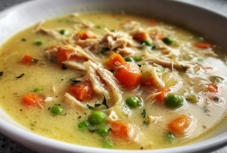 One-Pot Chicken Pot Pie Soup