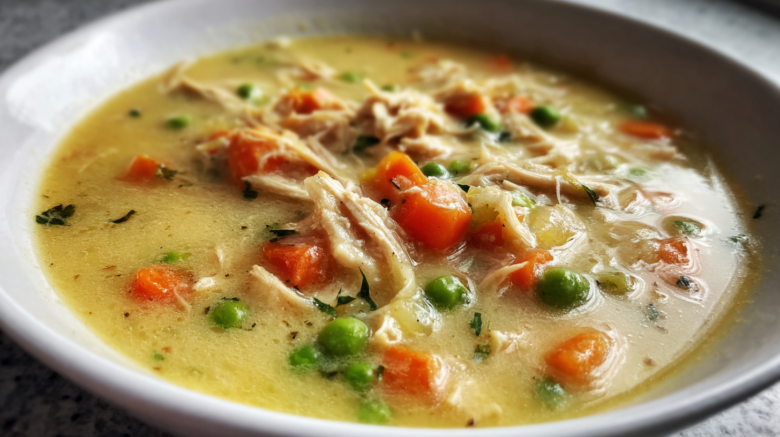 One-Pot Chicken Pot Pie Soup