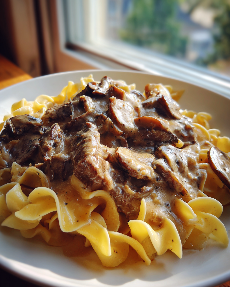 One-Skillet Beef Stroganoff - detail 2