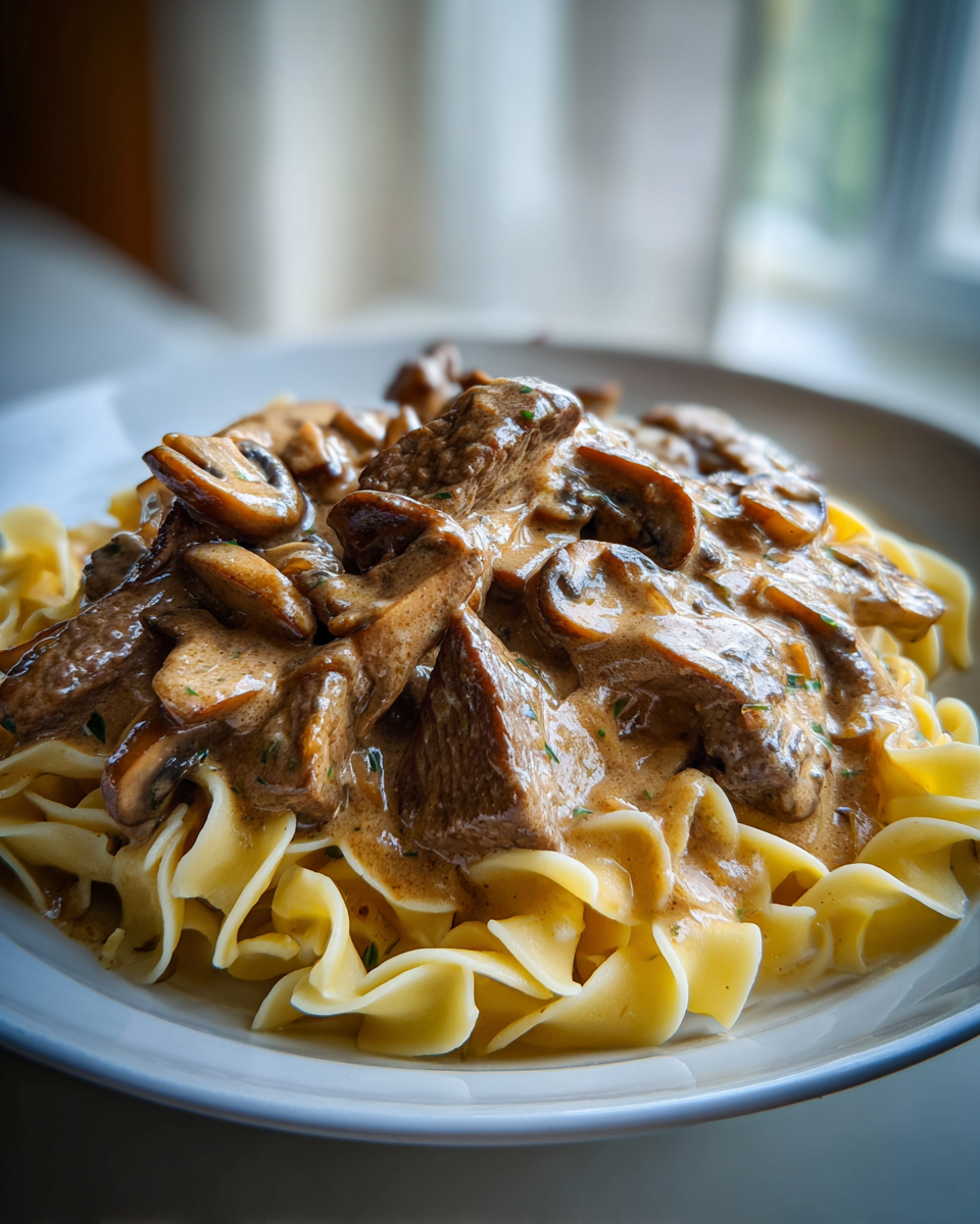 One-Skillet Beef Stroganoff - detail 3