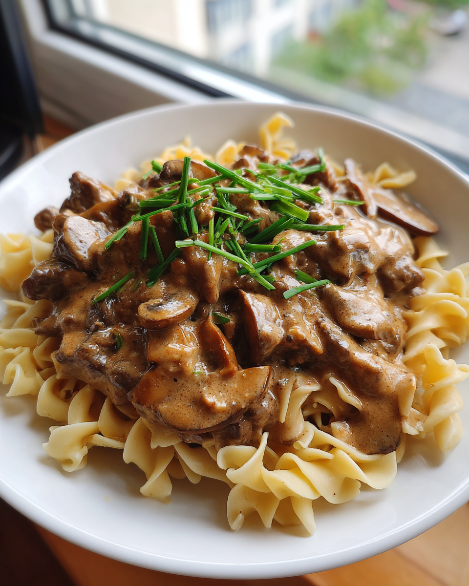 One-Skillet Beef Stroganoff - detail 4