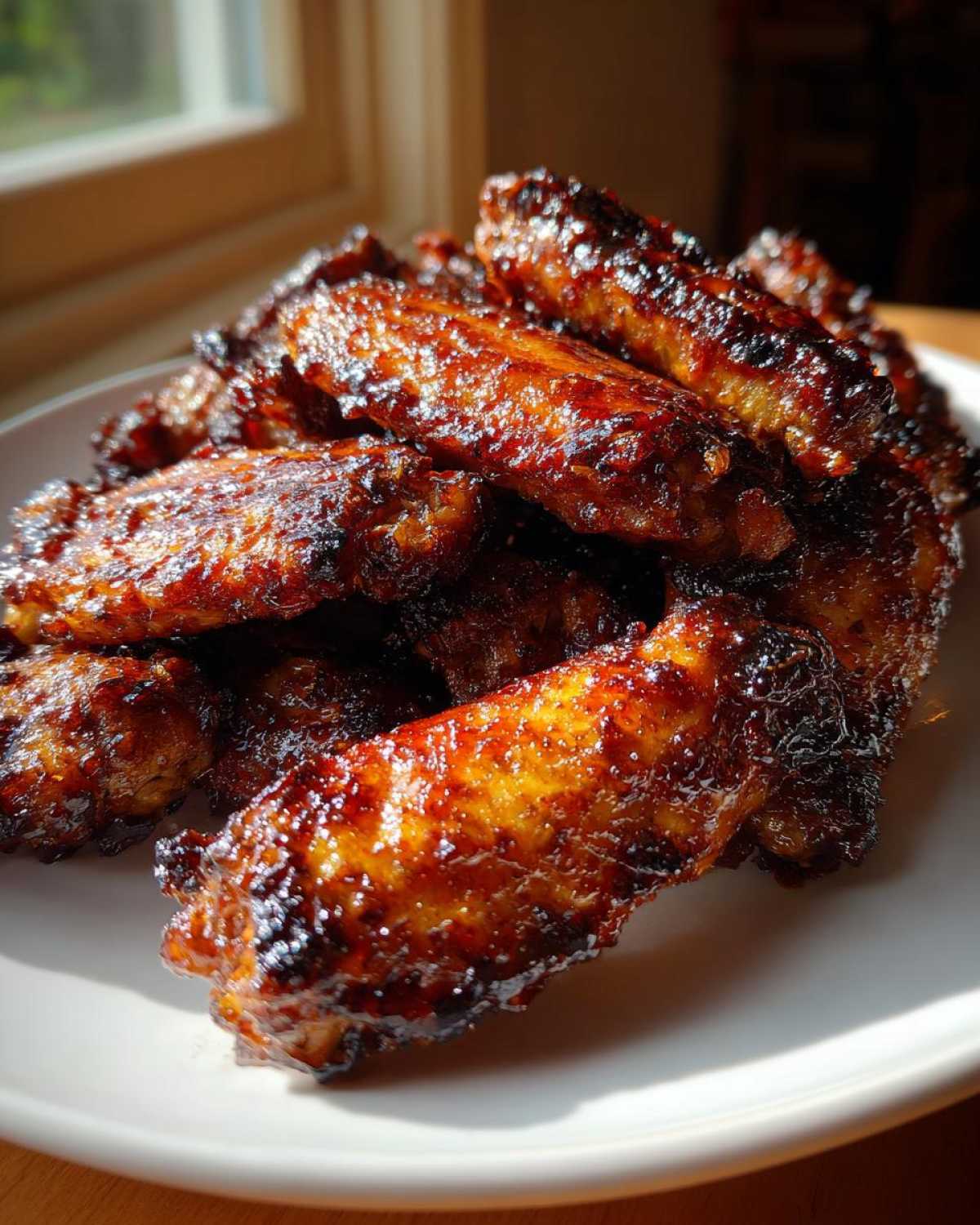 Oven-Baked Honey BBQ Wings - detail 2