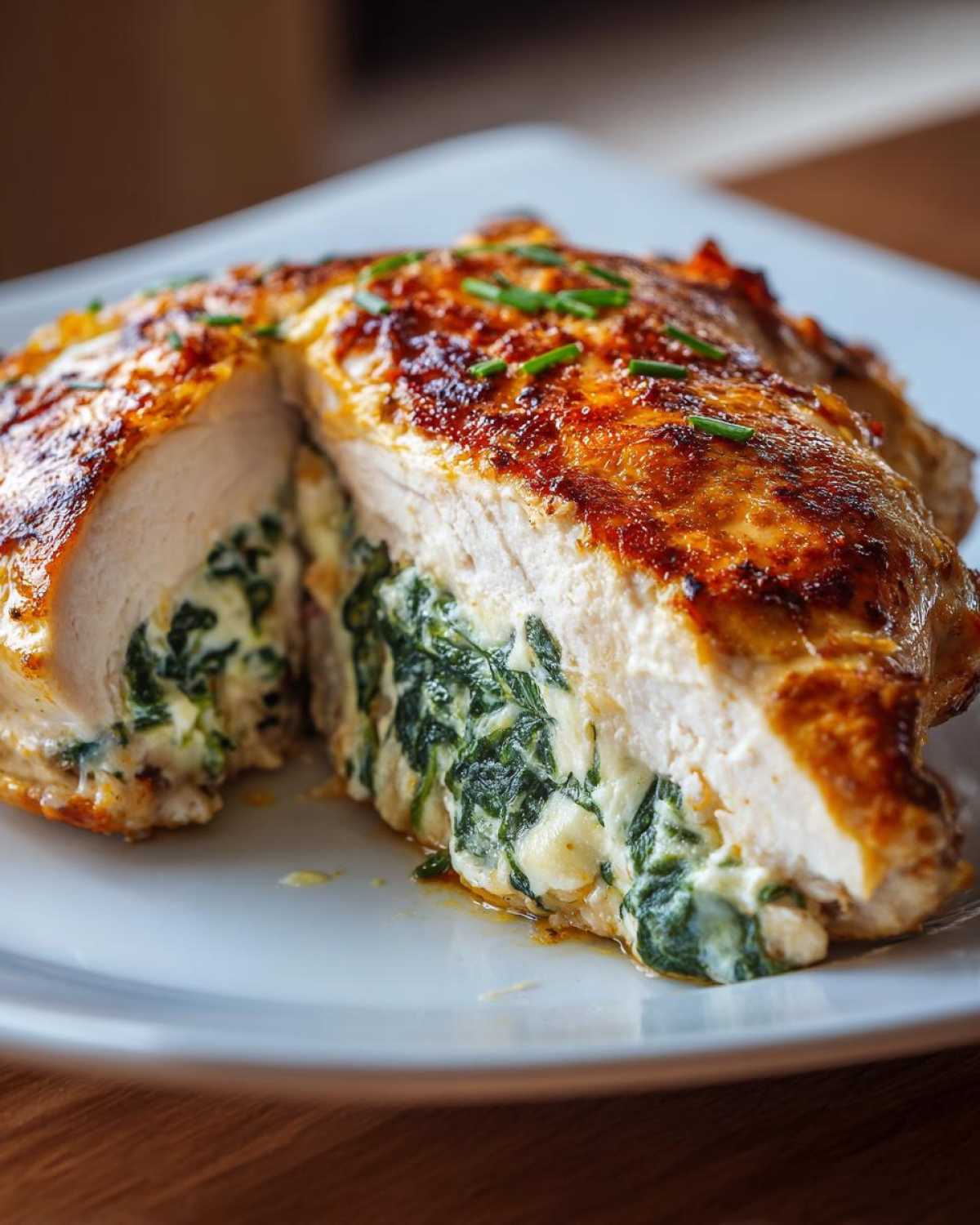 Parmesan Spinach Stuffed Chicken - detail 3
