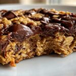 Peanut Butter Chocolate Chip Banana Oat Bars