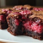 Raspberry Swirl Brownies