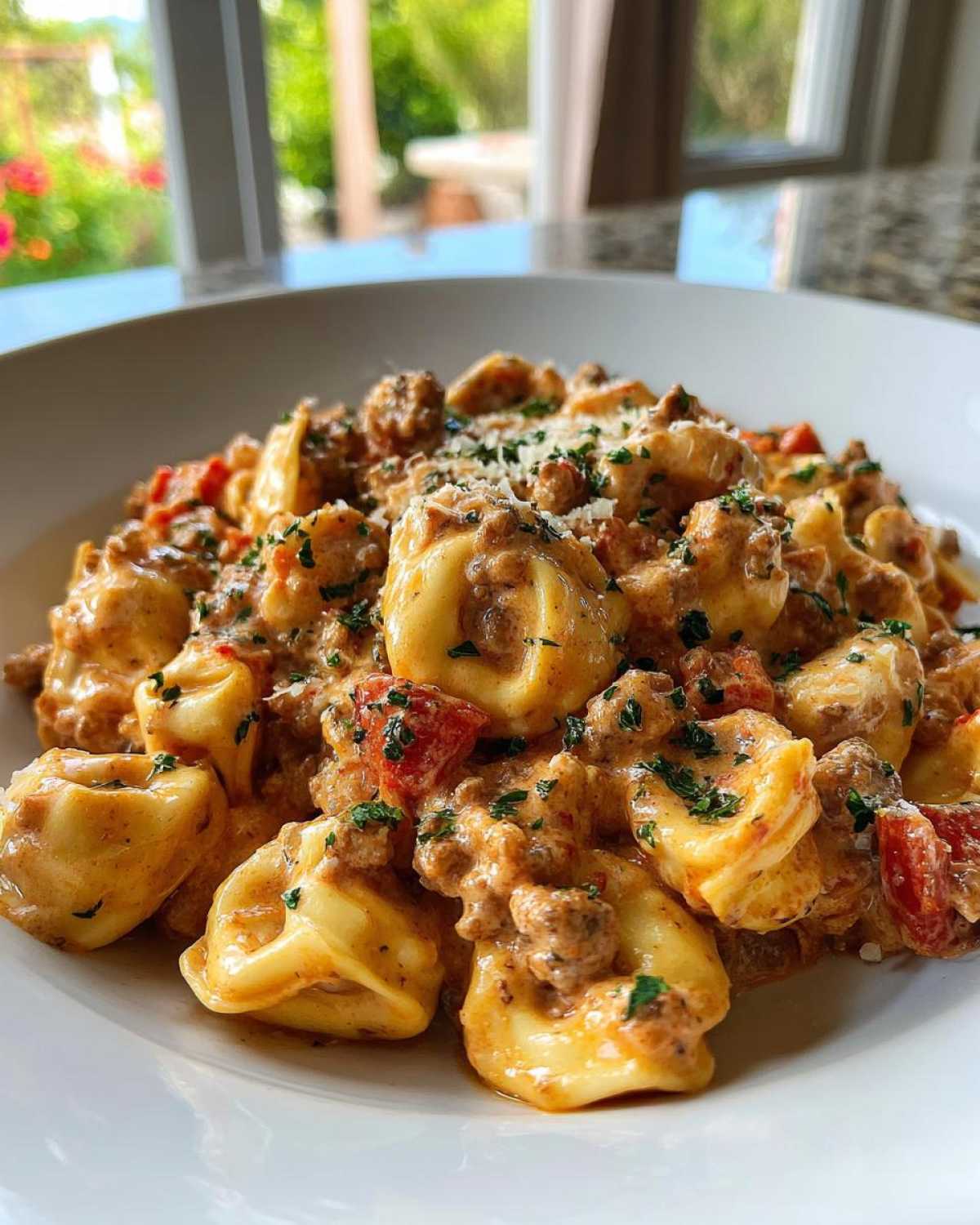 Sausage and Tortellini Skillet - detail 2