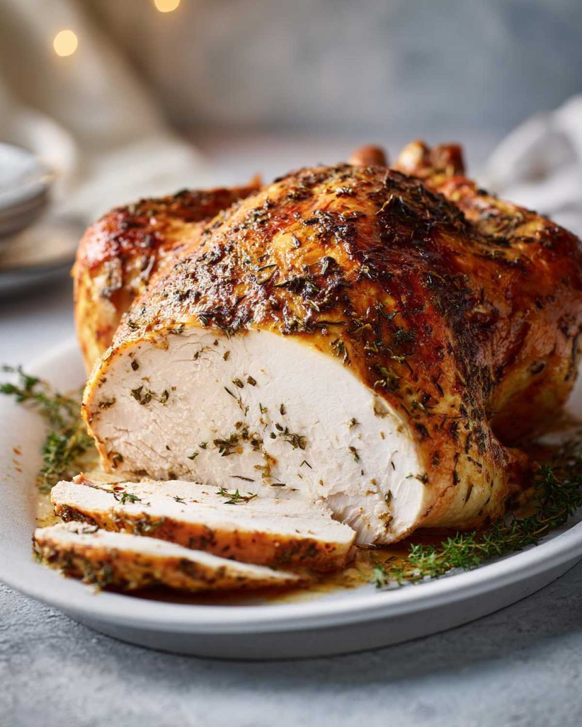 Savory Herb Butter Turkey — Not Just for Thanksgiving - detail 3
