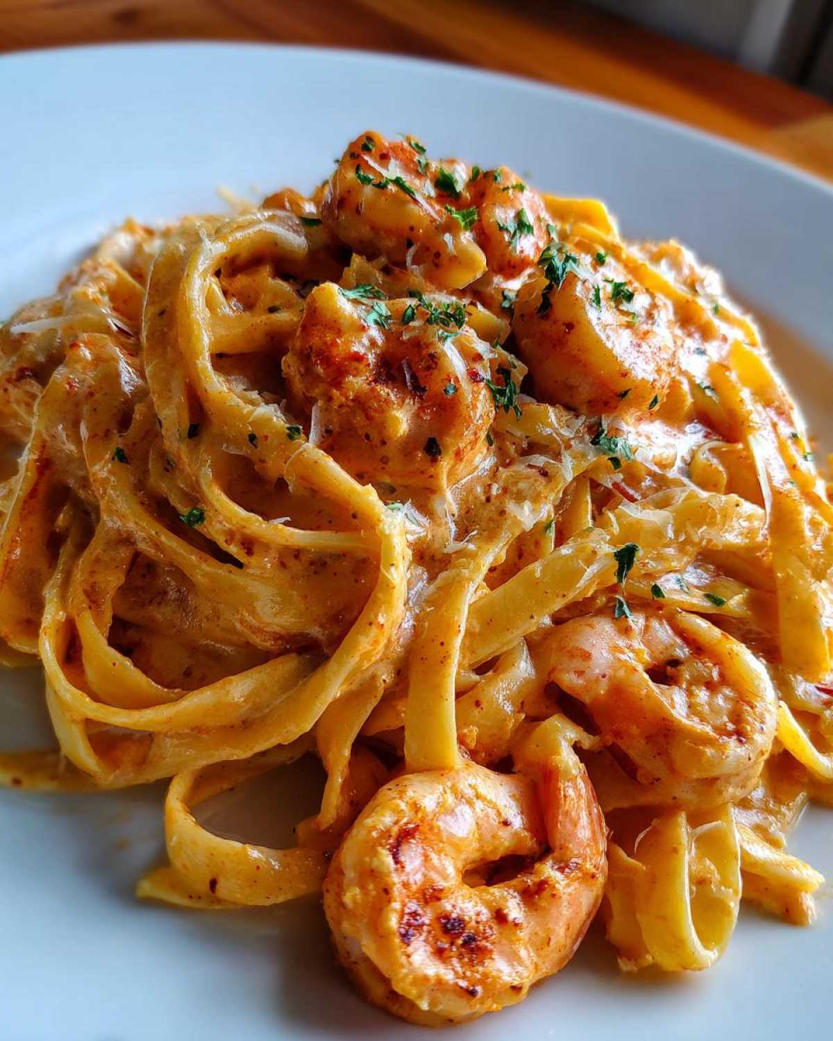 Spicy Cajun Shrimp Alfredo - detail 3