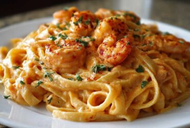 Spicy Cajun Shrimp Alfredo