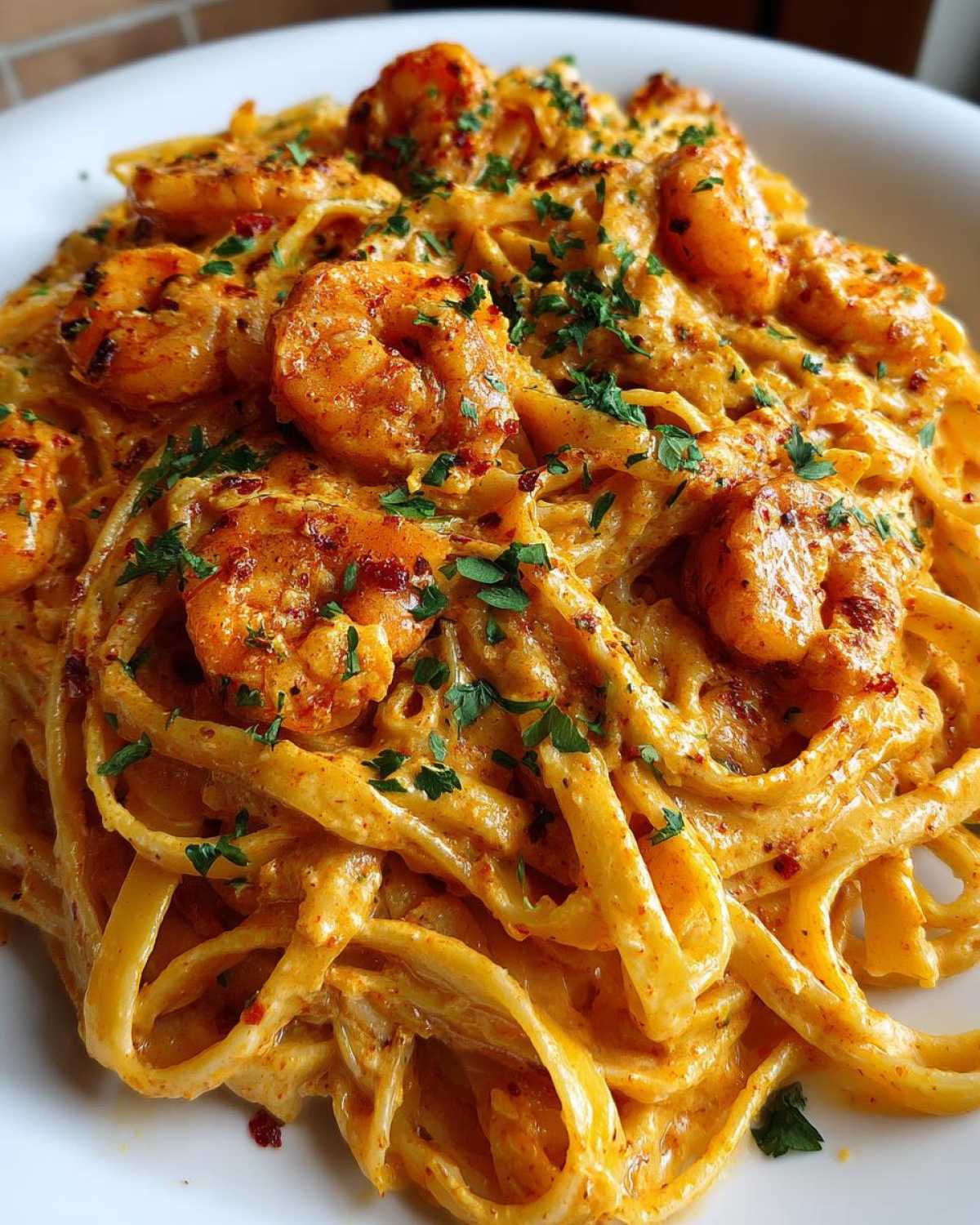 Spicy Cajun Shrimp Alfredo - detail 4