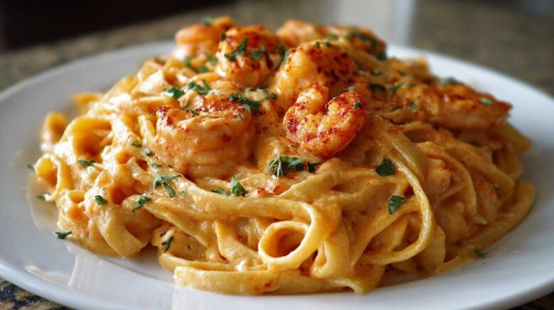 Spicy Cajun Shrimp Alfredo