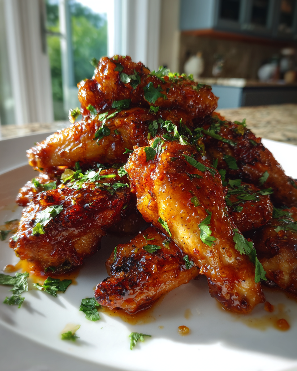 Spicy Honey Lime Chicken Wings - detail 1