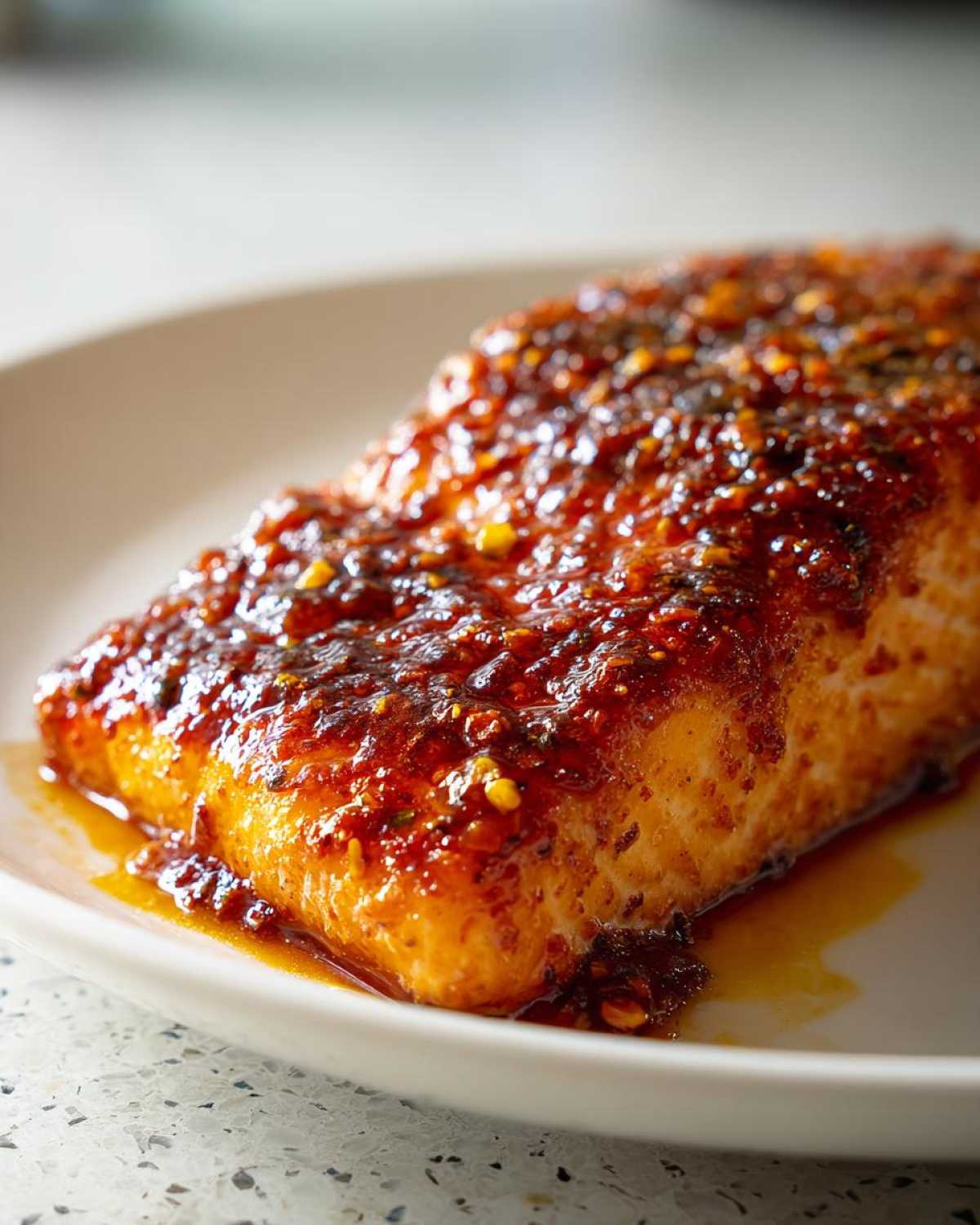 Spicy Honey Lime Salmon - detail 1