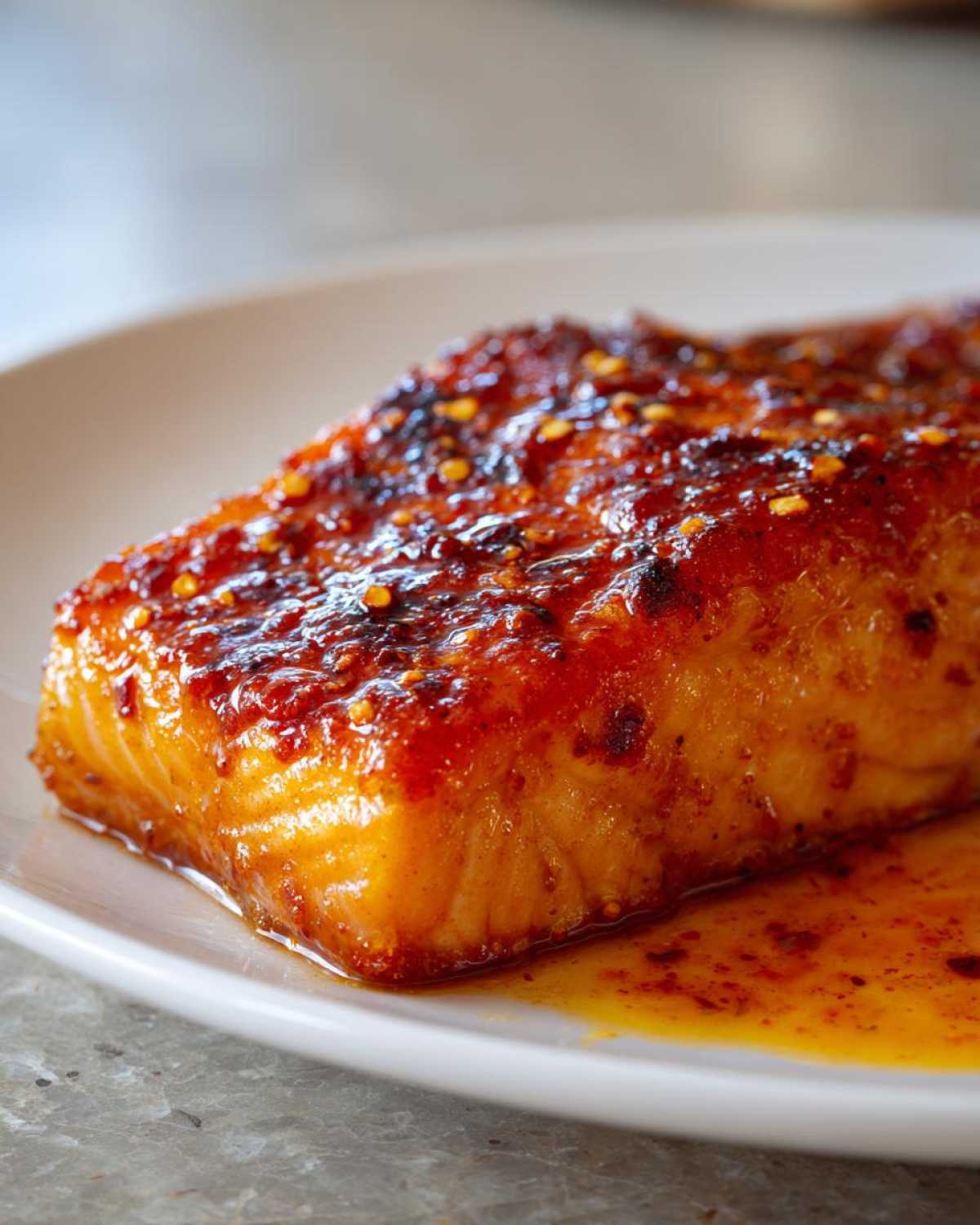 Spicy Honey Lime Salmon - detail 3