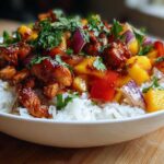 Spicy Mango Chicken Bowls