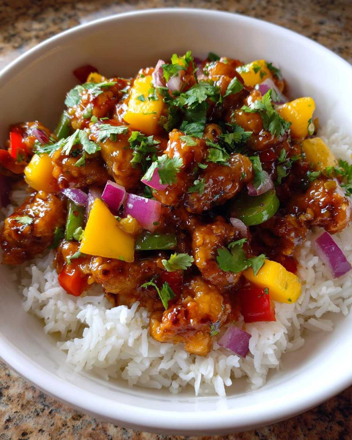 Spicy Mango Chicken Bowls - detail 4