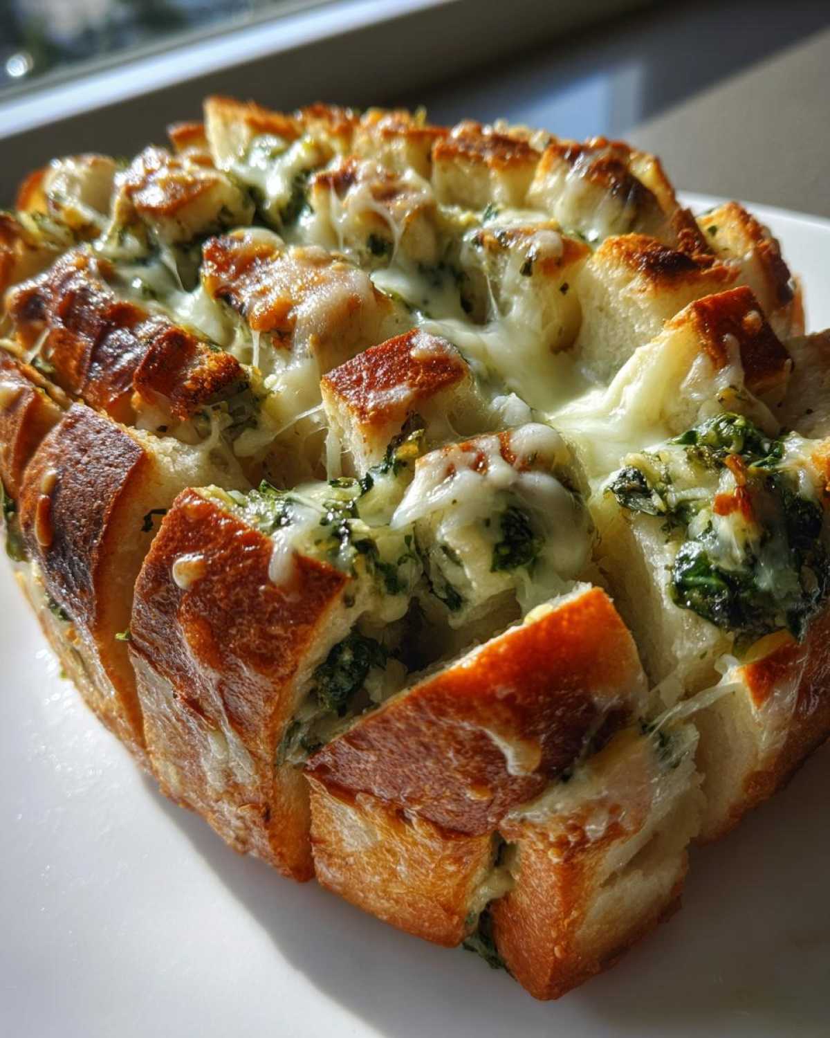Spinach Artichoke Pull-Apart Bread - detail 1