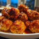 Sticky Orange Chicken Meatballs