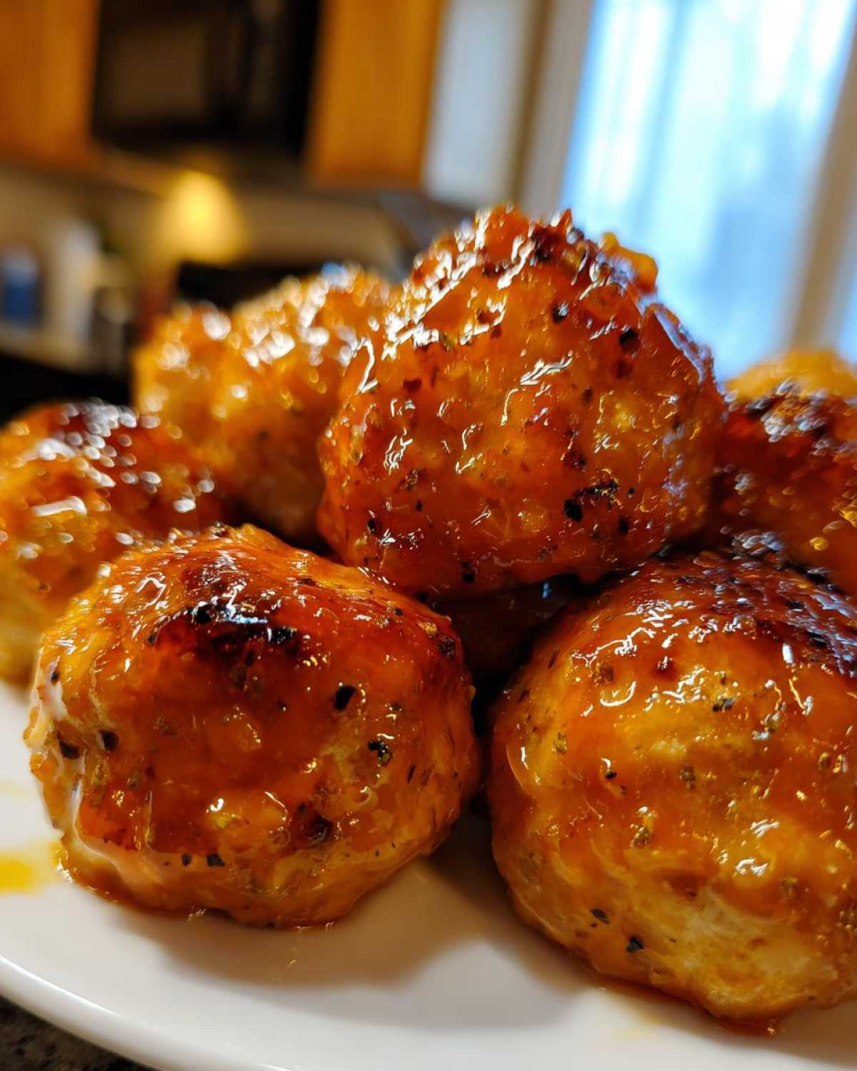 Sticky Orange Chicken Meatballs - detail 2