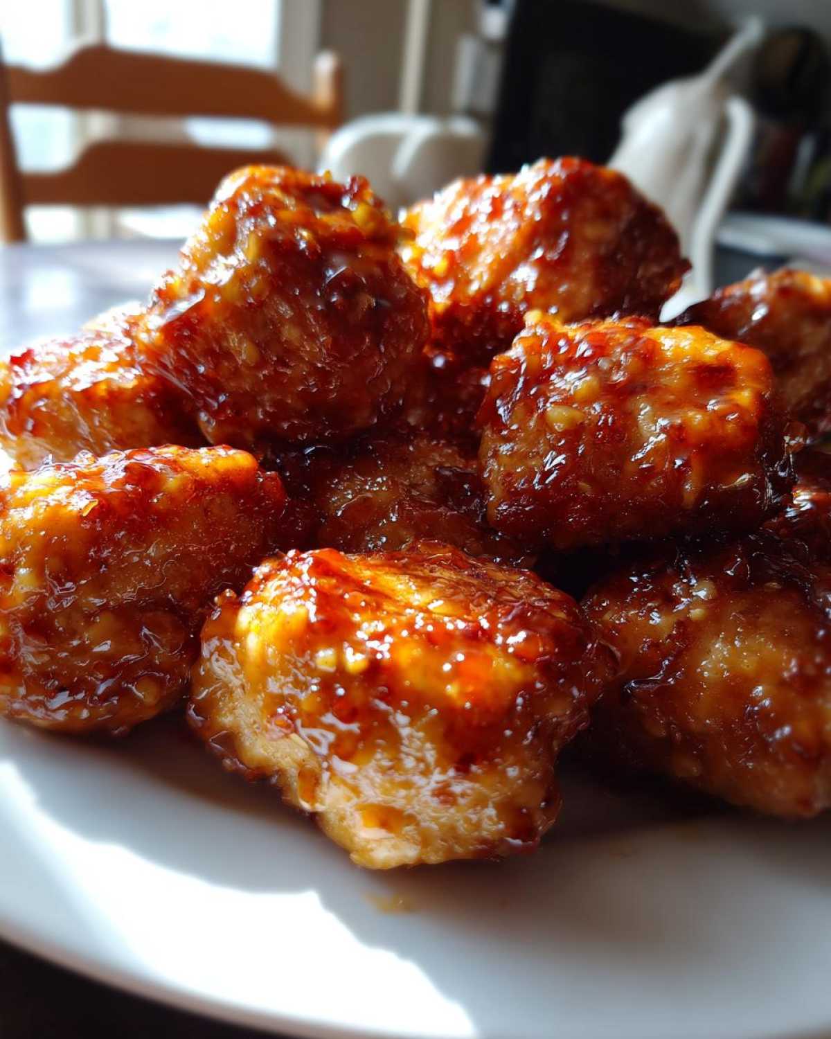 Sticky Orange Chicken Meatballs - detail 3