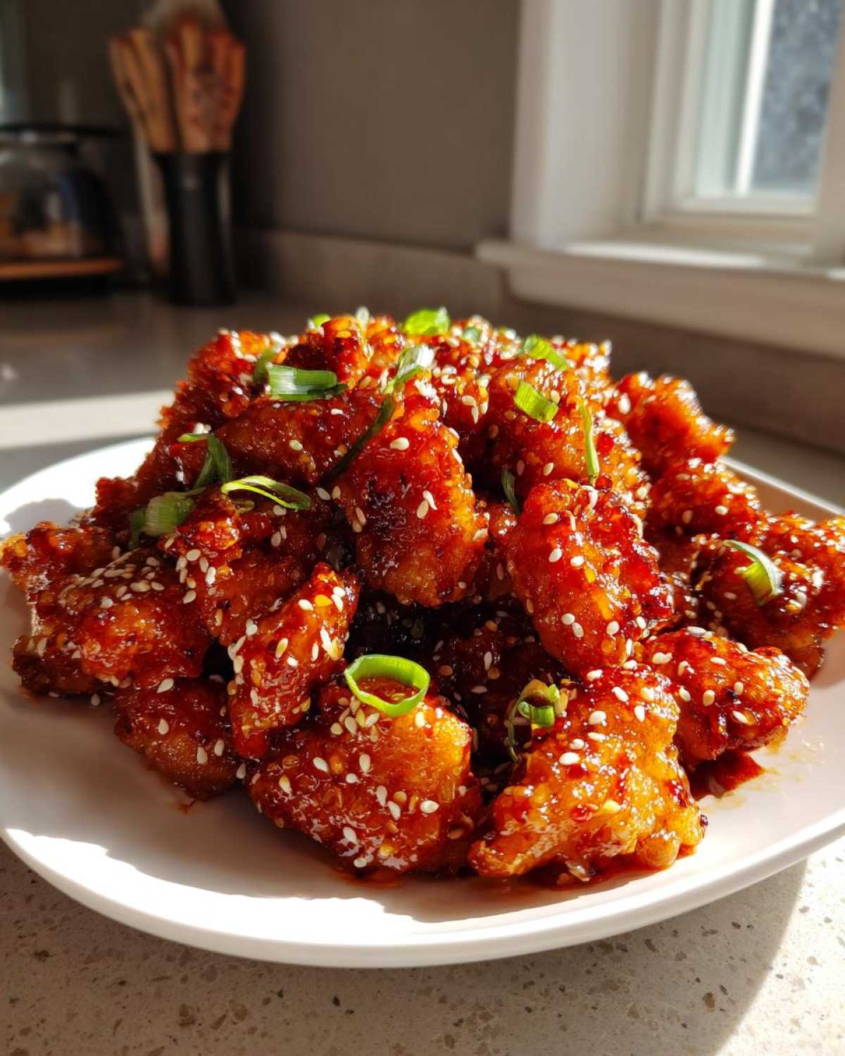 Sticky Sesame Chicken - detail 3