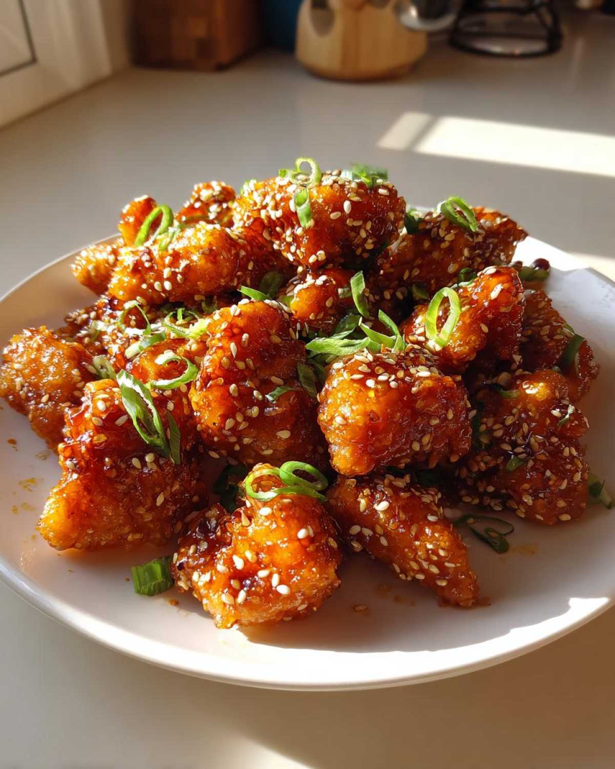 Sticky Sesame Chicken - detail 4