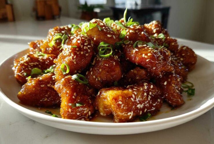 Sticky Sesame Chicken