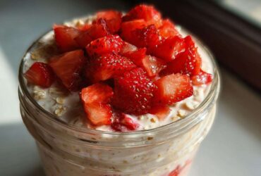 Strawberry Cheesecake Overnight Oats