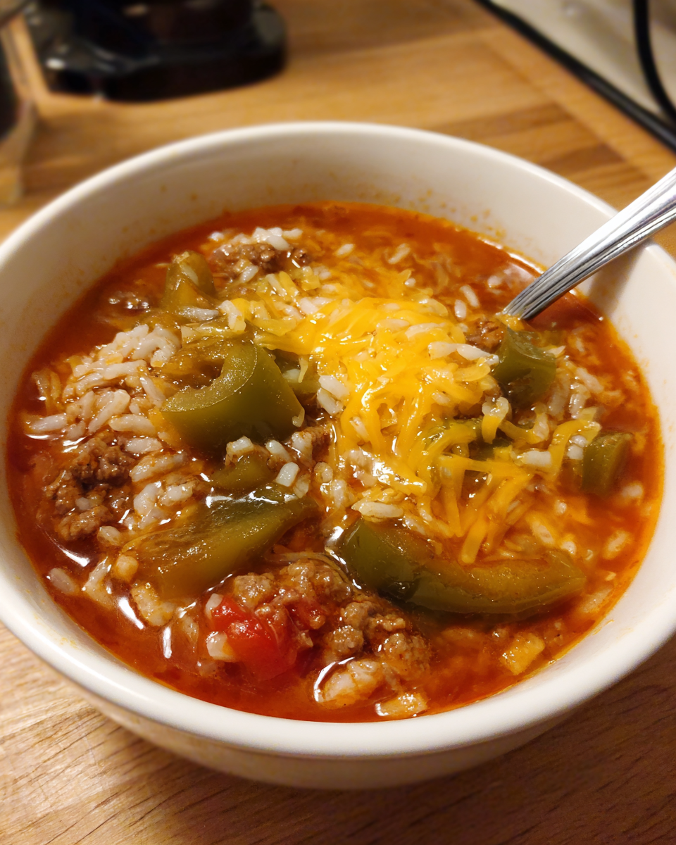 Stuffed Pepper Soup - detail 1