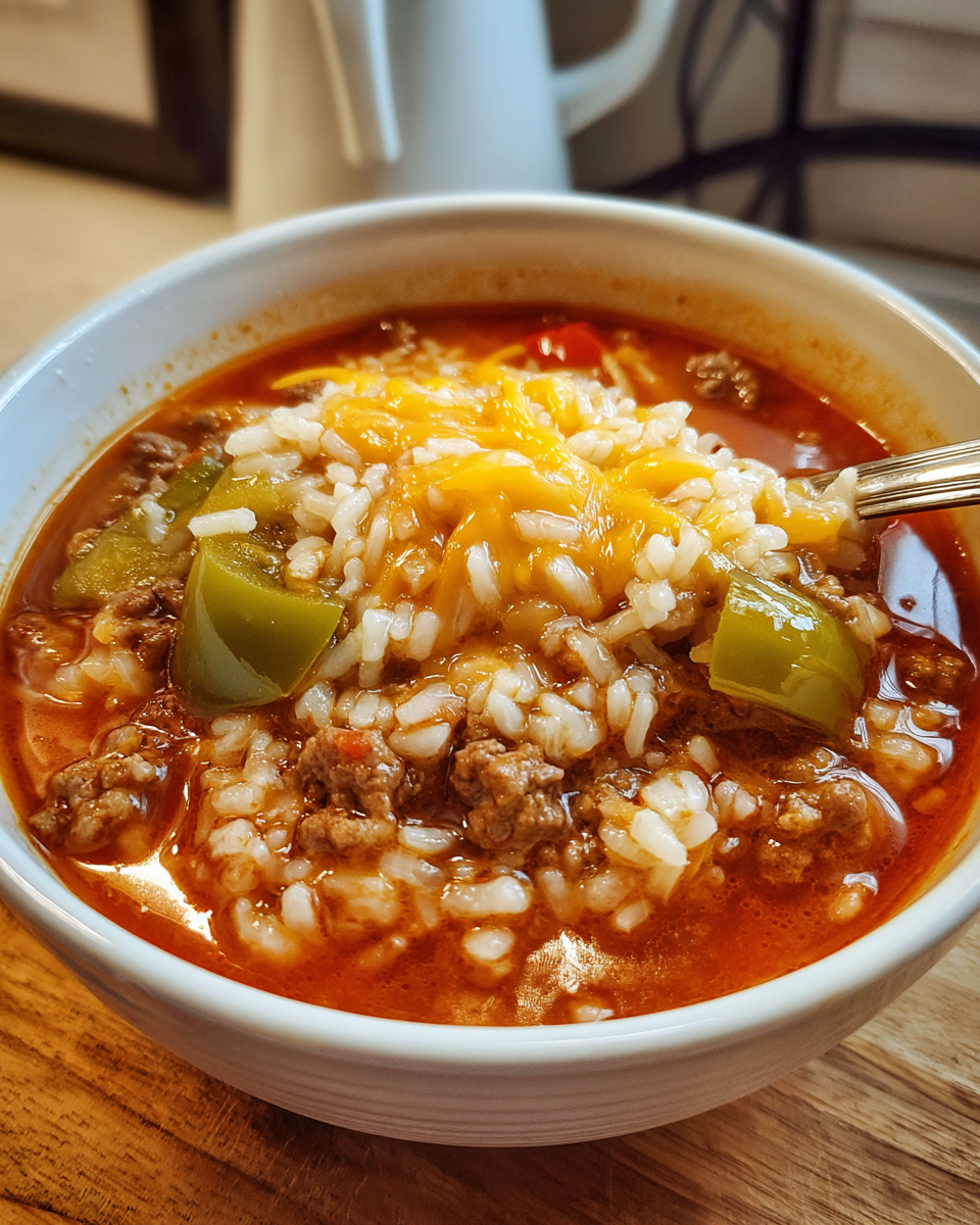 Stuffed Pepper Soup - detail 2