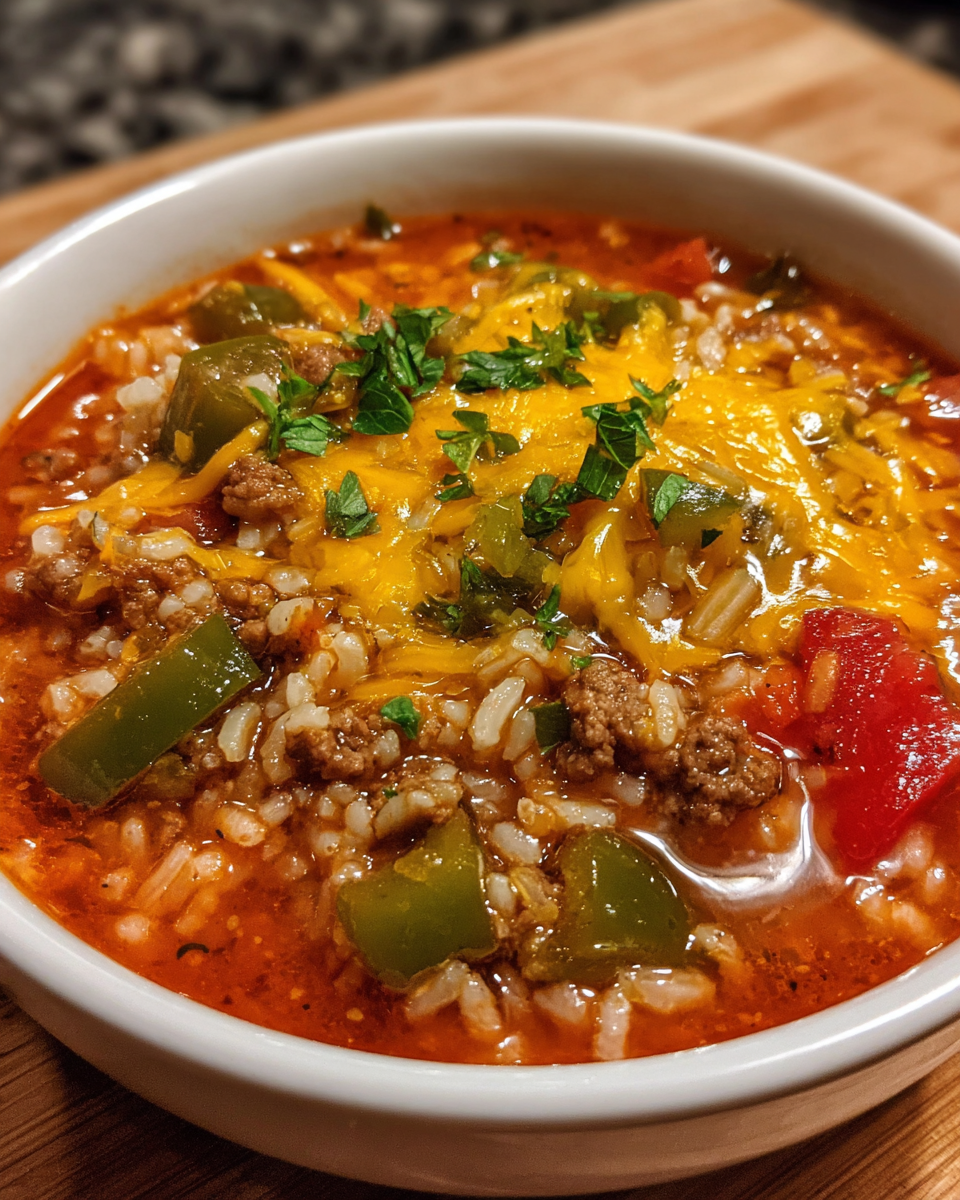 Stuffed Pepper Soup - detail 3