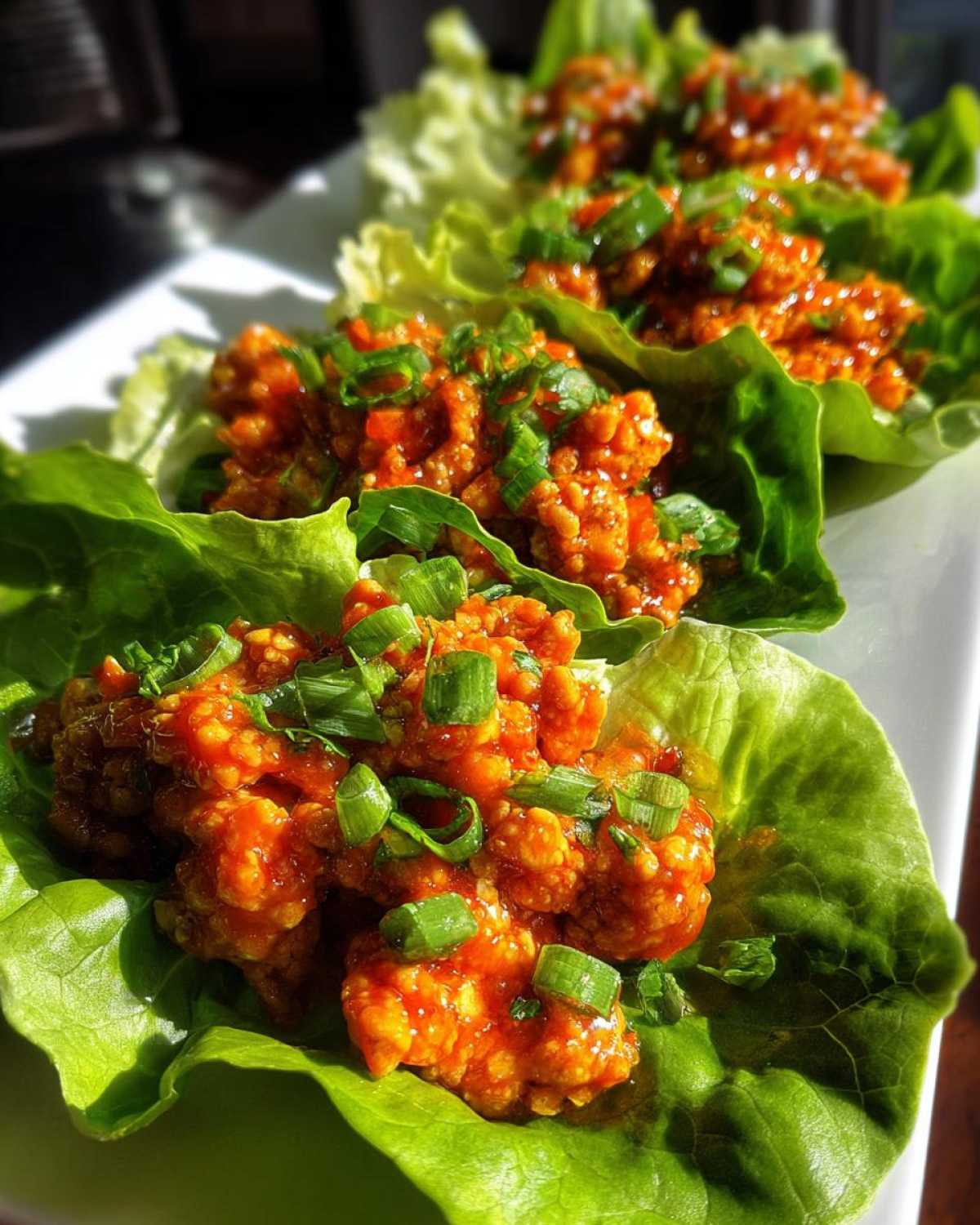 Sweet Chili Chicken Lettuce Wraps - detail 2