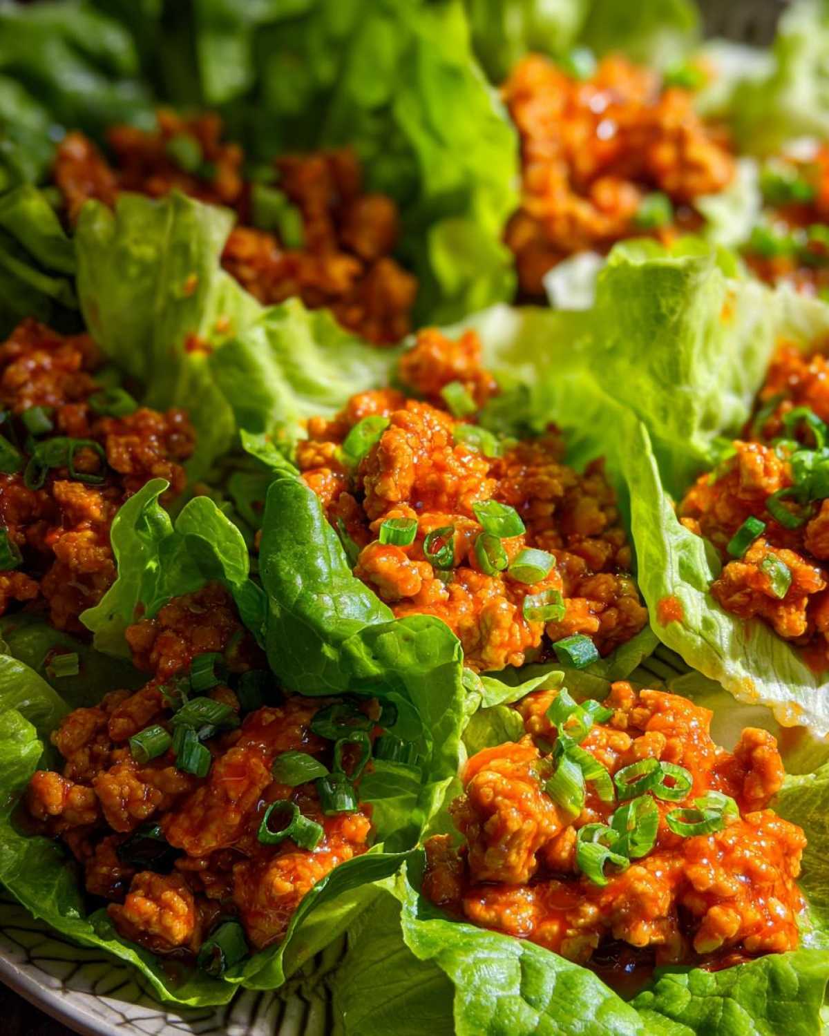 Sweet Chili Chicken Lettuce Wraps - detail 4