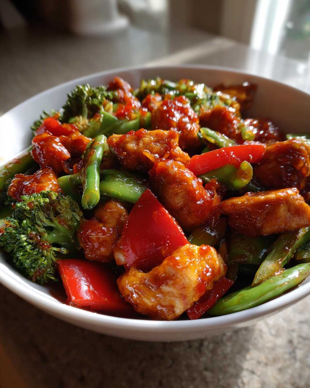 Sweet Chili Garlic Chicken Stir Fry - detail 1