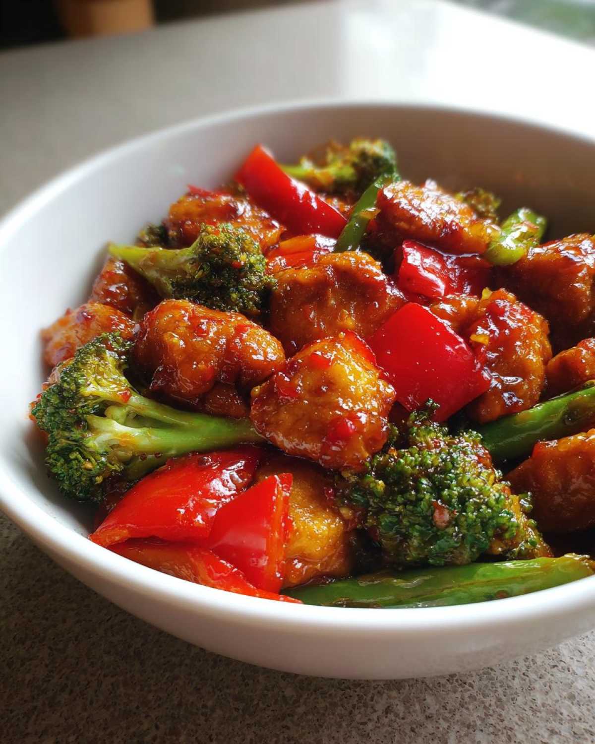 Sweet Chili Garlic Chicken Stir Fry - detail 2