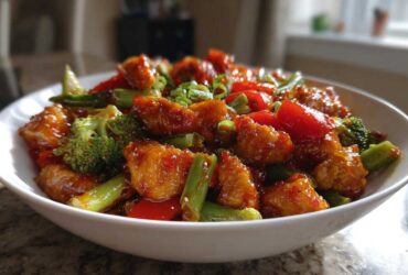 Sweet Chili Garlic Chicken Stir Fry