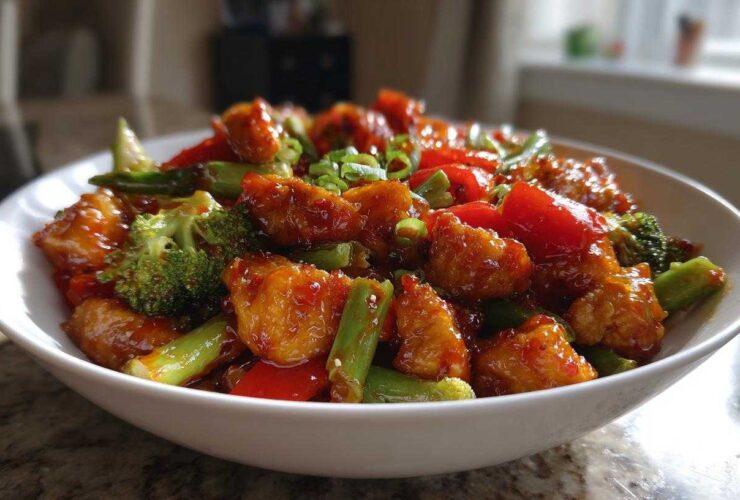 Sweet Chili Garlic Chicken Stir Fry