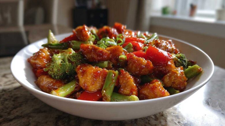 Sweet Chili Garlic Chicken Stir Fry