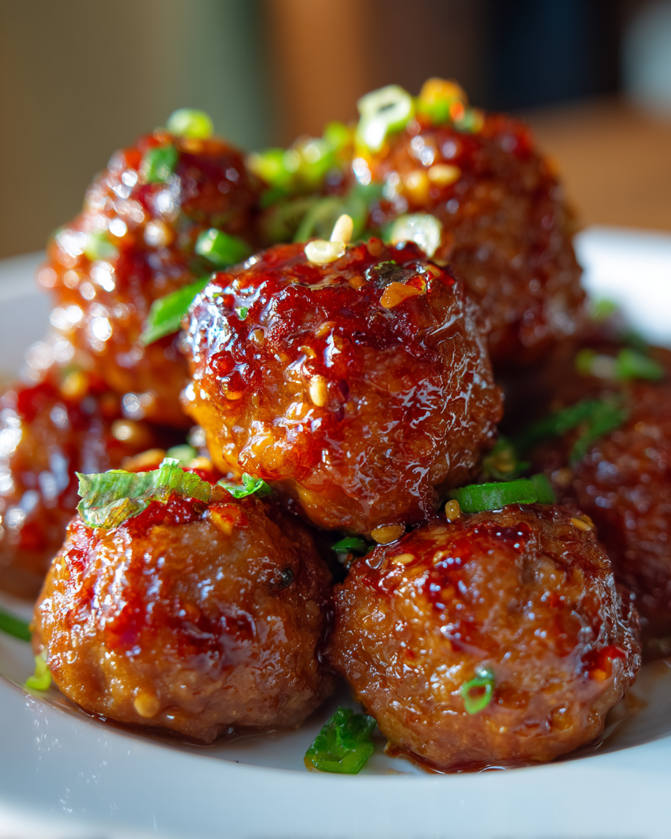 Sweet Chili Meatballs - detail 1