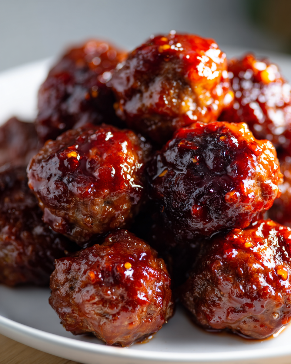 Sweet Chili Meatballs - detail 2