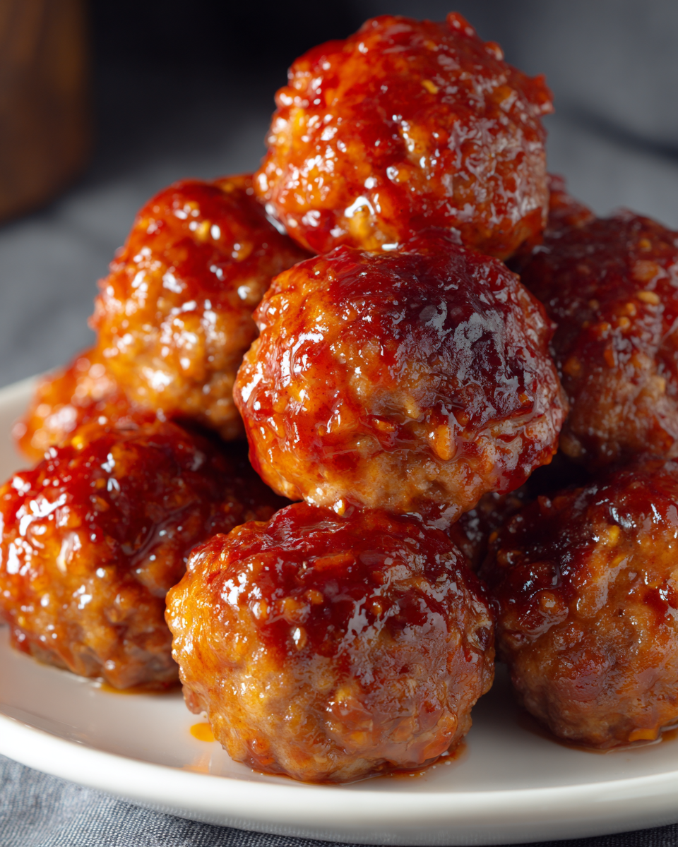 Sweet Chili Meatballs - detail 3